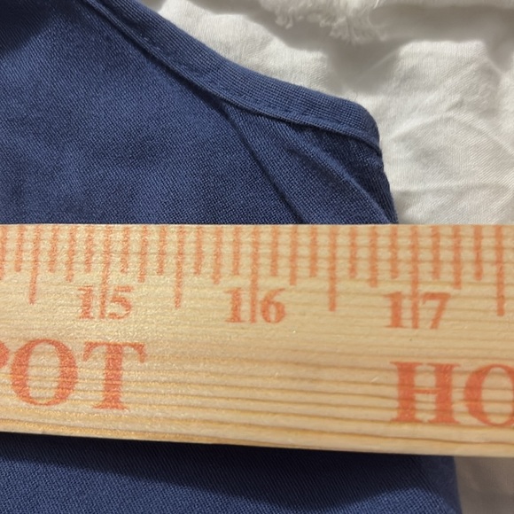 Free People Intimately Blue Handkerchief Frayed Hem. Double Shoulder Straps - Picture 12 of 12